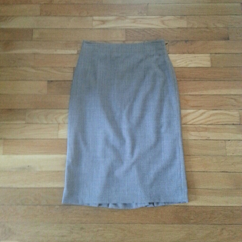 Wool Pencil Skirt